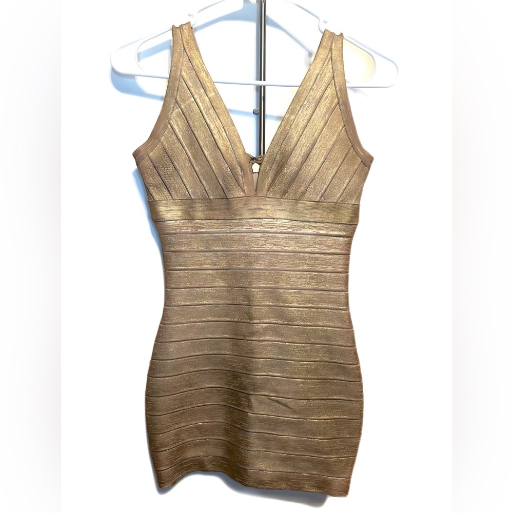 Champagne Gold Bondage Dress